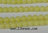 CTU2516 15.5 inches 6mm round synthetic turquoise beads