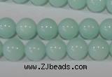 CTU2566 15.5 inches 10mm round synthetic turquoise beads
