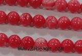 CTU2611 15.5 inches 6mm round synthetic turquoise beads