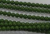 CTU2830 15.5 inches 2mm round synthetic turquoise beads