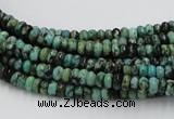 CTU404 15.5 inches 2*4mm rondelle African turquoise beads wholesale