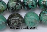 CTU432 15.5 inches 18mm round African turquoise beads wholesale