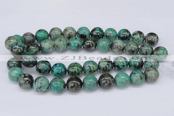 CTU432 15.5 inches 18mm round African turquoise beads wholesale