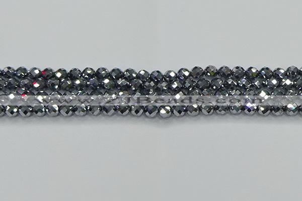 CTZ611 15.5 inches 6mm faceted round terahertz beads wholesale