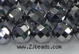 CTZ613 15.5 inches 10mm faceted round terahertz beads wholesale