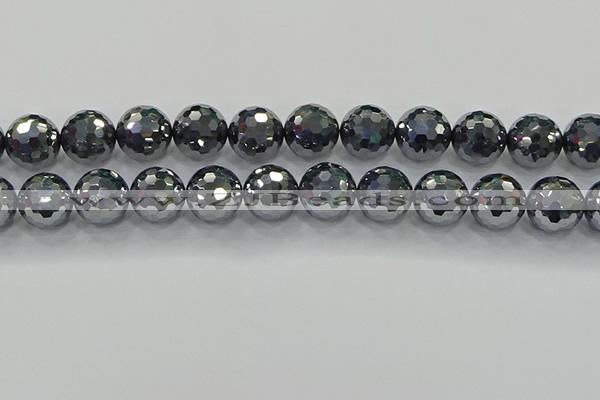 CTZ624 15.5 inches 12mm faceted round terahertz beads wholesale