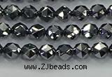 CTZ630 15.5 inches 4mm faceted nuggets terahertz beads wholesale