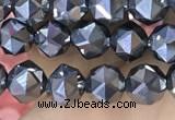 CTZ655 15.5 inches 6mm faceted nuggets terahertz beads wholesale