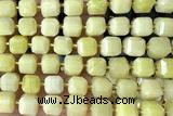 CUBE236 15 inches 10mm faceted cube jade beads wholesale
