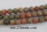 CUG101 15.5 inches 6mm round Chinese unakite beads wholesale