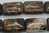 CUJ06 15.5 inches 18*25mm rectangle autumn jasper gemstone beads