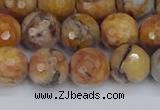 CVJ24 15.5 inches 10mm faceted round venus jasper beads wholesale