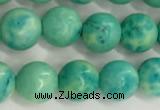 CWB876 15.5 inches 6mm round howlite turquoise beads wholesale