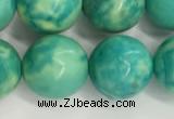 CWB878 15.5 inches 10mm round howlite turquoise beads wholesale