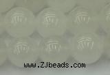 CWH55 15.5 inches 14mm round white jade beads wholesale