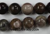 CWJ206 15.5 inches 16mm round wood jasper gemstone beads wholesale