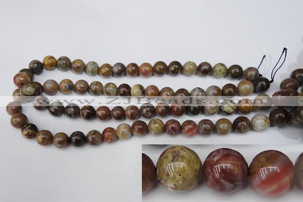 CWJ272 15.5 inches 8mm round wood jasper gemstone beads wholesale