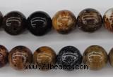 CWJ283 15.5 inches 11mm round wood jasper gemstone beads wholesale