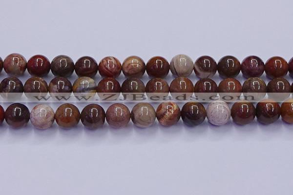 CWJ435 15.5 inches 14mm round wood jasper beads wholesale