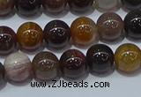 CWJ502 15.5 inches 8mm round Xinjiang wood jasper beads wholesale