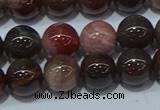 CWJ503 15.5 inches 10mm round Xinjiang wood jasper beads wholesale