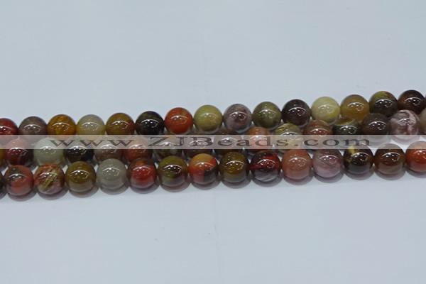 CWJ504 15.5 inches 12mm round Xinjiang wood jasper beads wholesale