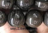 CWJ554 15.5 inches 12mm round coffee wood jasper beads wholesale