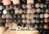 CWJ570 15.5 inches 8mm round Arizona petrified wood jasper beads