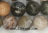 CWJ577 15.5 inches 10mm round wood jasper beads wholesale