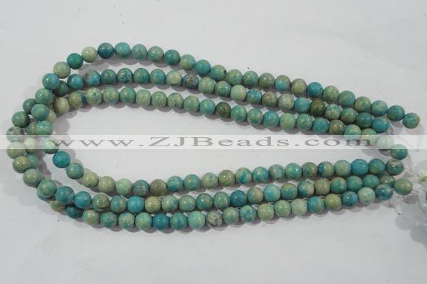 CXH102 15.5 inches 8mm round dyed Xiang He Shi gemstone beads