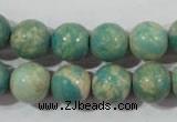 CXH104 15.5 inches 12mm round dyed Xiang He Shi gemstone beads