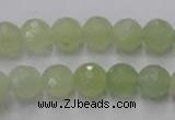 CXJ103 15.5 inches 10mm faceted round New jade beads wholesale