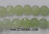 CXJ103 15.5 inches 10mm faceted round New jade beads wholesale