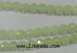 CXJ151 15.5 inches 6mm faceted round New jade beads wholesale