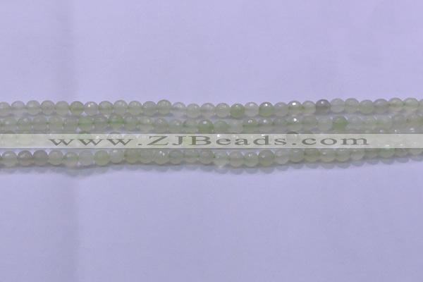 CXJ218 15.5 inches 6mm faceted round New jade beads wholesale