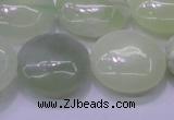 CXJ228 15.5 inches 25mm flat round New jade beads wholesale