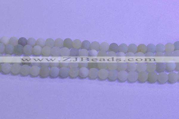 CXJ302 15.5 inches 8mm round matte New jade beads wholesale