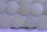 CXJ304 15.5 inches 12mm round matte New jade beads wholesale