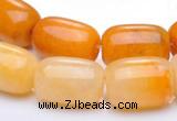 CYJ36 10*14mm egg-shaped yellow jade gemstone beads Wholesale