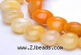 CYJ37 16 inch 12*12mm heart yellow jade gemstone beads Wholesale