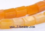 CYJ41 16 inch 5*7mm cuboid yellow jade gemstone beads Wholesale