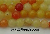 CYJ620 15.5 inches 4mm round yellow jade beads wholesale