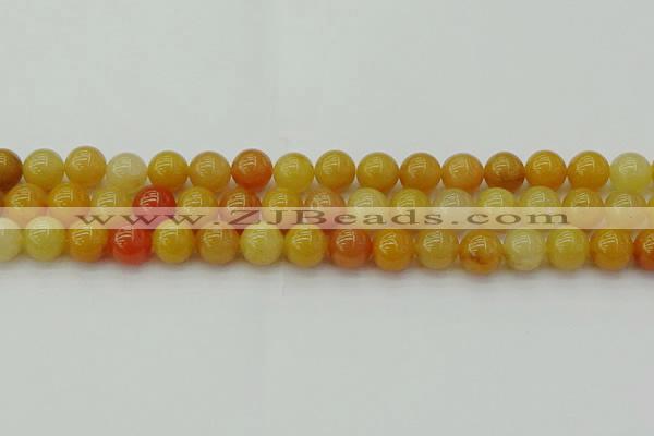 CYJ623 15.5 inches 10mm round yellow jade beads wholesale