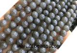 CYJ662 15 inches 8mm round dyed yellow jade beads wholesale