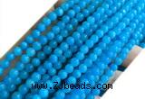 CYJ679 15 inches 4mm round dyed yellow jade beads wholesale