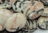 CZJ09 16 inches 18*25mm oval zebra jasper gemstone beads Wholesale