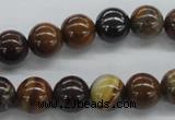 CZJ171 15.5 inches 10mm round iron zebra jasper beads wholesale