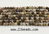 CZJ420 15.5 inches 4mm round Australian zebra jasper beads wholesale