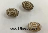 DZI304 10*14mm drum tibetan agate dzi beads wholesale