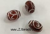 DZI315 10*14mm drum tibetan agate dzi beads wholesale